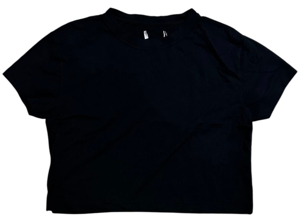 Rowan Women's Reagan Short Sleeve Oversized Boyfriend Top Tee T-Shirt in Black
